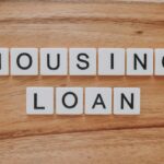 housing loan spelled using blocks