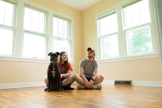 people sitting in empty room